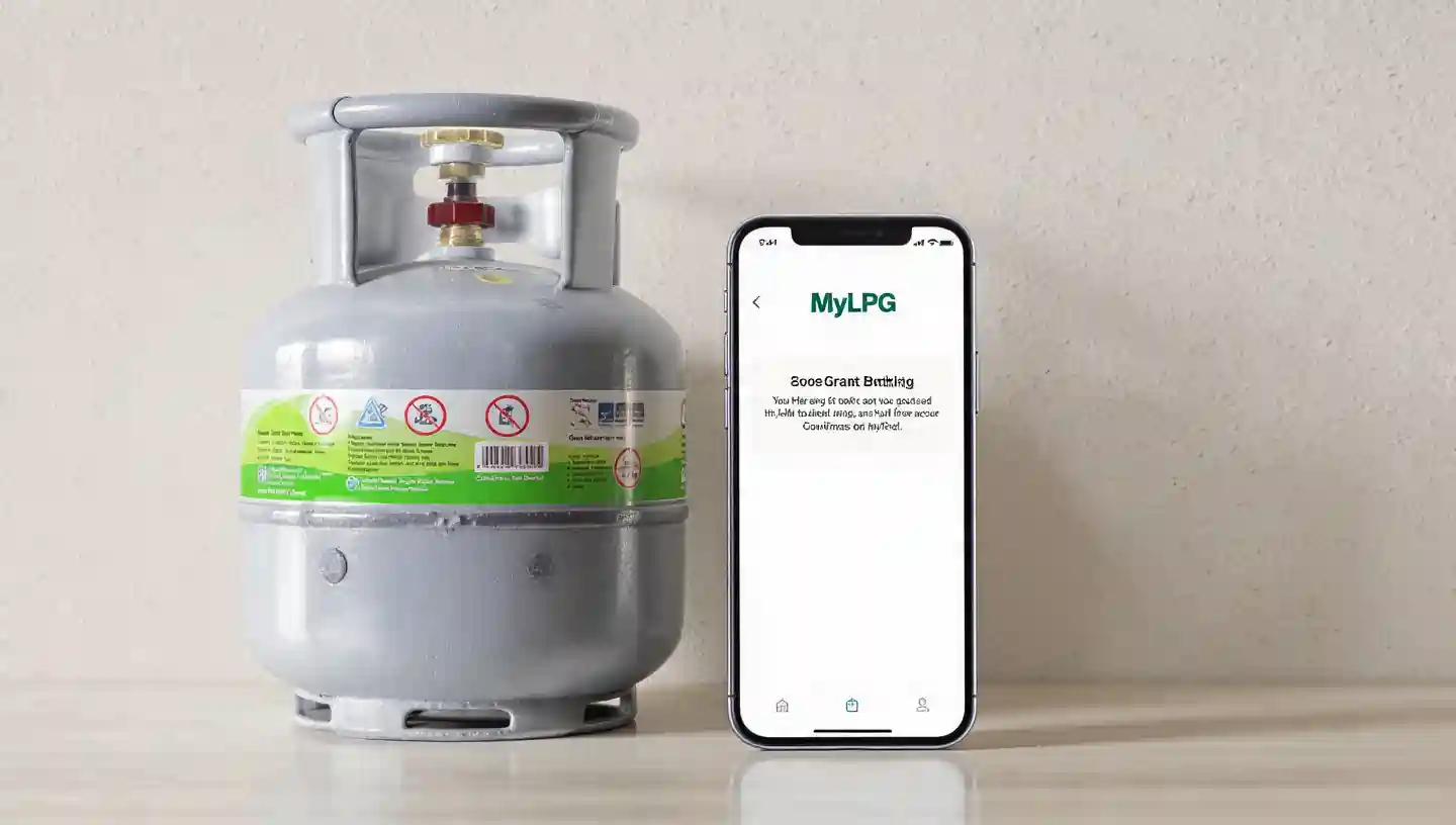 HP Gas cylinder online booking using mobile app with delivery tracking in India