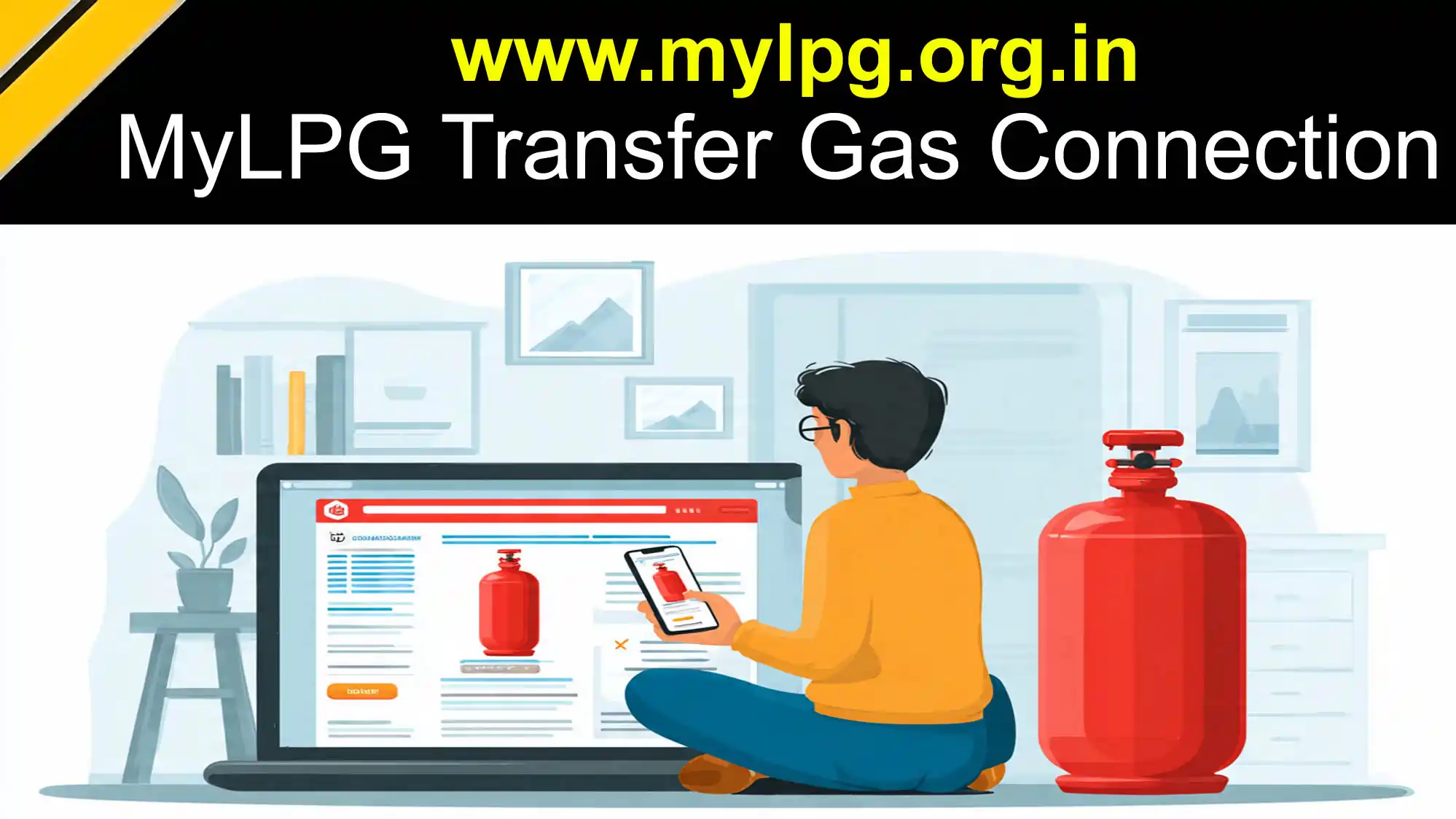 Step by Step Guide to Transfer Gas Connection Online and Offline