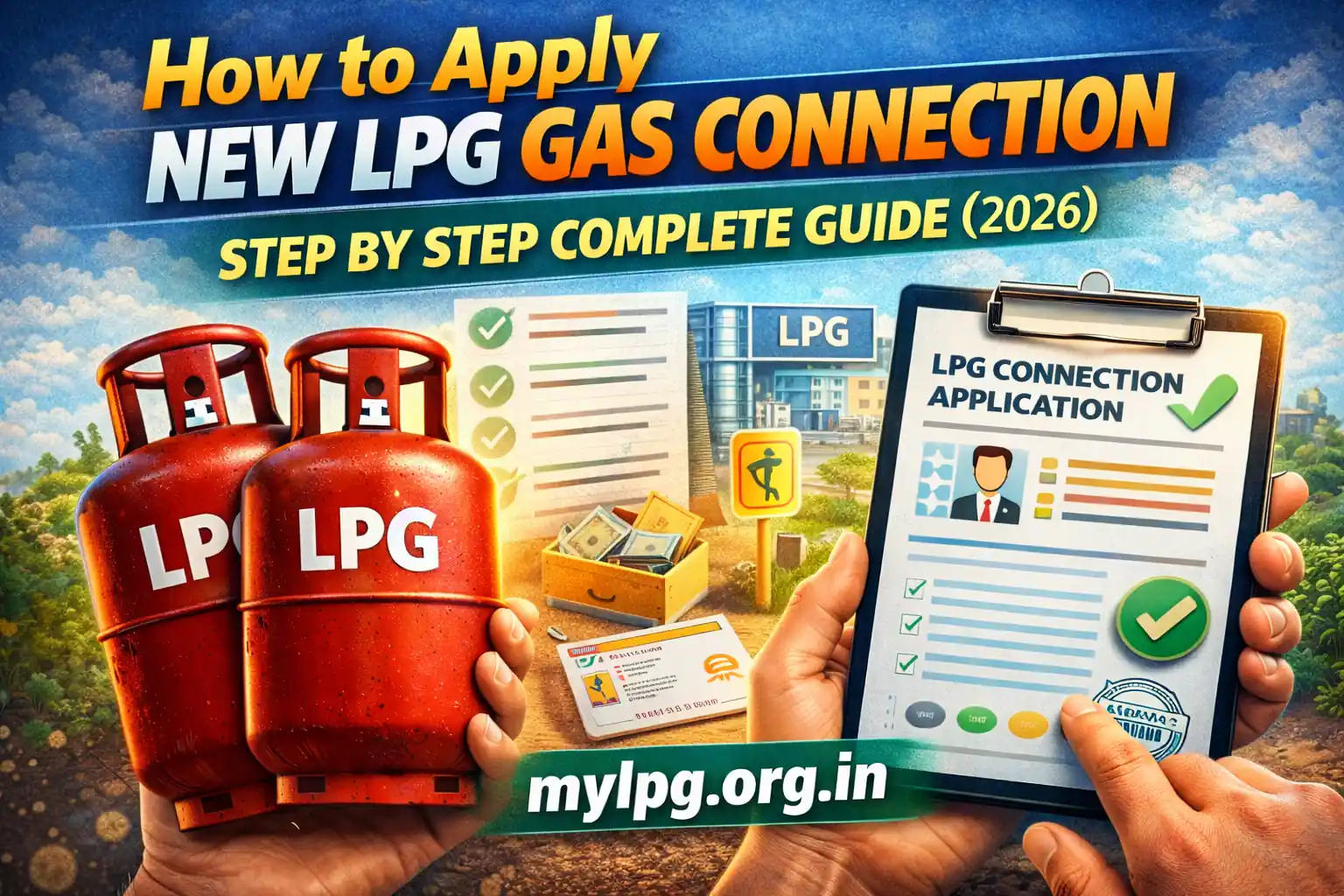 How to apply new LPG gas connection step by step complete guide 2026 with required documents – mylpg.org.in