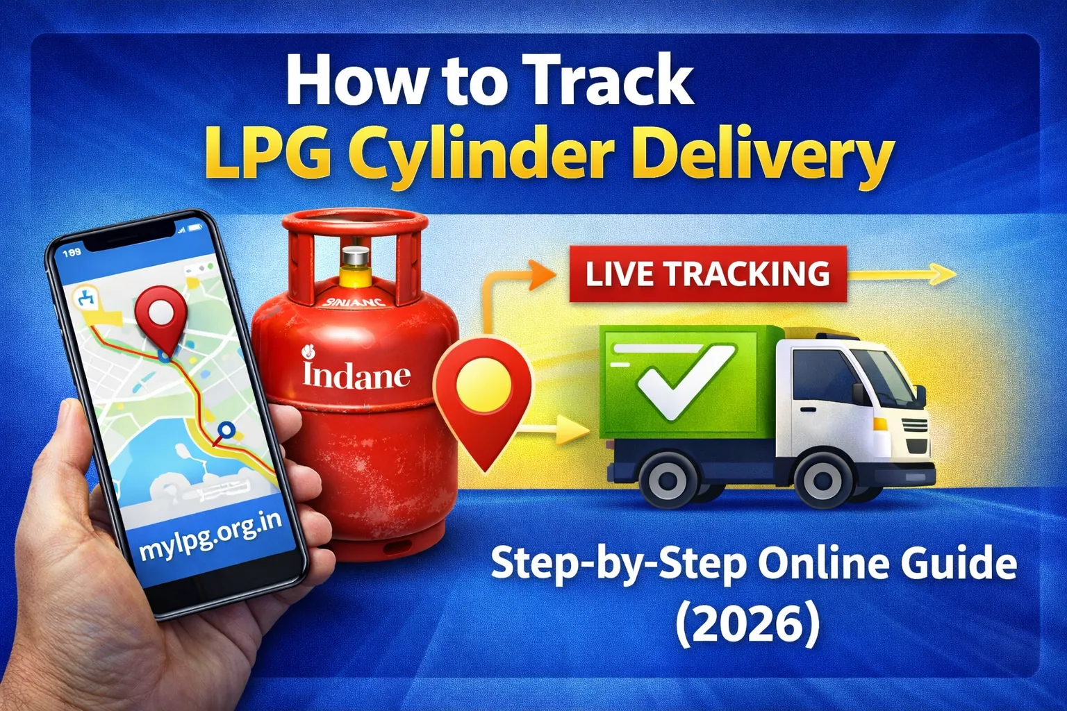 How to track LPG cylinder delivery live online step by step guide thumbnail mylpg.org.in